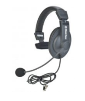 CC-15-MD4 HEADSET:  SINGLE EAR NOISE-CANCELING HEADSET, ELECTRET MIC, WITH MINI DIN CONNECTOR